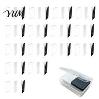 Transparent Acrylic Fridge Magnets 5/6/8/10/15/20/24 Sets DIY Magnet Kit, Square Refrigerator Kits with Adhesive Backing, Clear Picture Photo 15 pcs