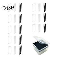 Transparent Acrylic Fridge Magnets 5/6/8/10/15/20/24 Sets DIY Magnet Kit, Square Refrigerator Kits with Adhesive Backing, Clear Picture Photo 8pcs