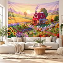 Stardew Valley Wall Tapestry Home Decor Hanging Cloth Art Background Tapestry for Bedroom 100cmx150cm