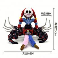 Poppy Playtime Chapter 5 Plush Doll Toy Huggy Wuggy Horror Game Collectible Gift 8 Inch 25-30cm