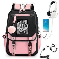 KATSEYE K-Pop Girl Group School Backpack Trendy Personalized Bookbag 60123-3