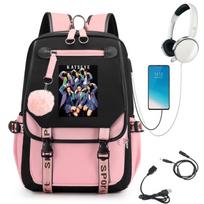 KATSEYE K-Pop Girl Group School Backpack Trendy Personalized Bookbag 60123-3