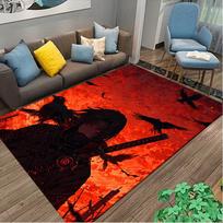 1 vnt. Naruto margas kėdės kilimėlis namų biurui, svetainei, virtuvei, žaidimų kambariui 150cmx200cm