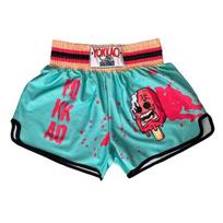 Mens MMA Training Shorts Boxing Fight Fitness Martial Arts Workout 5XL red