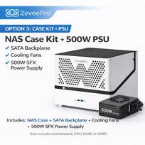 6 Bay NAS Case Kit with SFX Power Supply MATX ITX Server Chassis Hot Swap Backplane Storage Case