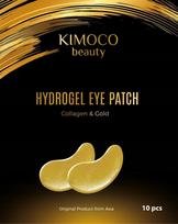 Kimoco Hydrogel Eye Patches With Collagen And Gold, Illuminating, 10 Pcs