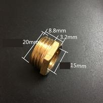 Brass Hose Fitting 4mm-19mm Barb Tail 1/2   BSP Female Thread Copper Connector Joint Coupler Adapter gray