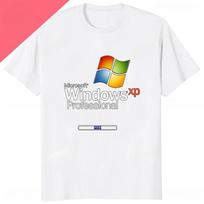 Windows XP Professional LOGO Spausdinti Marškinėliai Laisvalaikio Mada Laisvi Patogūs Kvėpuojantys Marškinėliai Hipsterio Vasaros Stilius Vyriški Marškinėliai 2XL white