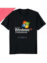 Windows XP Professional LOGO Spausdinti Marškinėliai Laisvalaikio Mada Laisvi Patogūs Kvėpuojantys Marškinėliai Hipsterio Vasaros Stilius Vyriški Marškinėliai 4XL pink