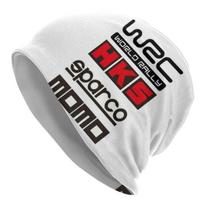 WRC Unisex Adult Beanies Caps Knitted Bonnet Hat Warm Fashion Autumn Winter Outdoor Skullies Hats One Size black