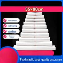 Food Grade Disposable Plastic Vest Carry Bags red