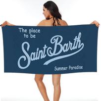 Saint Barth paplūdimio rankšluostis Minkštas mikropluoštas Greitai džiūstantis Sugeriantis Greiti rankšluosčiai plaukimui W150*H220(CM)