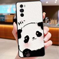 Phone Case For Motorola Edge 60 50 40 Pro 60 50 40 30 Ultra Neo Fusion Moto G Stylus G Cute cartoon panda Moto Edge 60 Fusion black