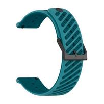Silikoninis laikrodžio dirželis, pakeičiamas Suunto Race 2, reguliuojamas, vandeniui atsparus, kvėpuojantis, 22 mm, moteriškas, vyriškas, išmanusis laikrodis, sportinė apyrankė 22 mm black
