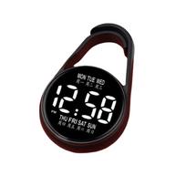 2Pcs Waterproof LED Electronic Hanging Watch Portable Luminous Digital Electronic Hanging Watch LED Display Digital Display juoda