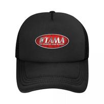 Tama būgnų logotipas tinklinės beisbolo kepurės Snapback madingos kepurės kvėpuojančios kasdienės kepuraitės lauko unisex One Size black