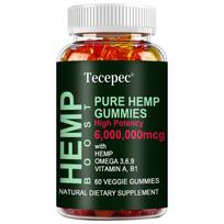 Gummies 6,000,000mcg, Omega 3‑6‑9 Vitamin A B1, 60 Veggie Gummies 30‑Day Supply Dietary Supplement 60 Gummies