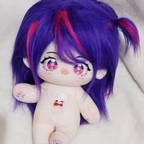 Stuffed 20Cm Anime Oshi No Ko Hoshino Ai Cute Plush Dress-Up Cotton Doll Toy For Kid Soft Plushies Figures Valentine'S Day Gift no Skeleton purple