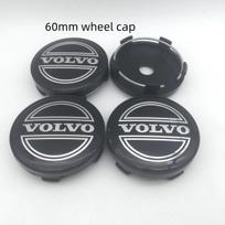 4 vnt. 56 mm 60 mm 68 mm VOLVO automobilių emblemos Ratlankio centro dangtelio ženklelių apdangalai Lipdukai Decals Stiliaus priedai black