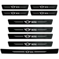 MINI automobilio slenksčio juostelė Apsauginė odinė lipdukas nuo įlipimo MINI Cooper R56 F56 R50 JCW WORKS Cabrio Aceman Countryman