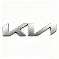 Car Front Head Hood Bonnet RTJSE4 Emblem Rear Trunk Logo Stickers For KIA EV6 Stinger RIO Sorento Picanto Ceed Borrego Syros K4 K5 K8 3.4 X 13cm gray
