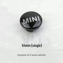 Mini Wing 54mm Black Union Jack Wheel Hub Cap gray