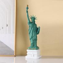 Amerikos Laisvės statulos dervos skulptūra Biuro dekoras Dovana kelionės suvenyrams Height 26cm beige