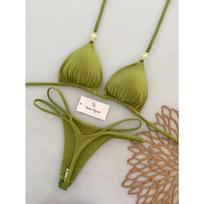 Micro Bikinis Sexy Women Swimsuit Push Up Swimwear Thong Bikini Set Biquini Bathing Suit Swim Suit Beachwear Female M beige