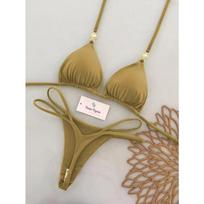 Micro Bikinis Sexy Women Swimsuit Push Up Swimwear Thong Bikini Set Biquini Bathing Suit Swim Suit Beachwear Female S beige