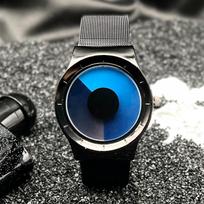 New Fashion Luxury Man Starry Sky Vortex Rotating Watch Woman Colorful Mesh Steel Watches Students Quartz WatchReloj Hombre Gift black