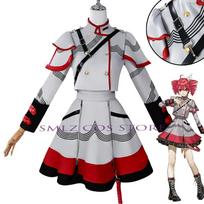 Kasane Teto Cosplay Kostiumas Anime Vtuber Cosplay Suknelė Helovino Šventė Moteriškas Kostiumas Pasiruošimui Kasane Teto Perukui XXXL gray