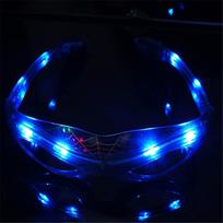 Karšta mada Spalvingi Soft Party Decora led akiniai Populiarus Stilius Naujas Stilius Vaikai Šviečiantys vaikai mėlyna