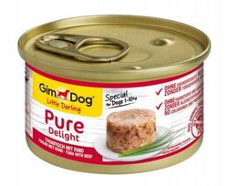 GIMDOG Little Darling Pure Delight Tuna with beef - wet dog food - 85g