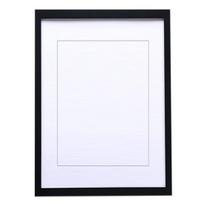 8/10 colio medinis plakatų rėmas, didelio skaidrumo stiklas, horizontalus, vertikalus, modernus 8Inch black