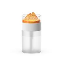 Bluetooth Flame Aroma Diffuser Humidifier - Colorful Spray, Large Desktop Fireplace Design white