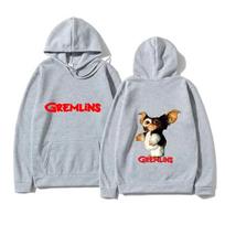 Women Men Gremlins Gizmo Kawaii Printed Hoodies Quality Casual Clothes Leisure Sportswear Fashion Trend Pullovers XL white