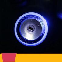 1 Piece Car Led Light Ignition Key Decoration Ring Sticker Car Key Rings Fit for Ford Fiesta 2009+ Ecosport 2012+ blue