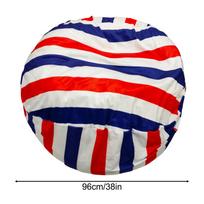 Stuffed Animal Bean Bag Zippered Stuffed Animal Organizer Chair Zippers Toy Organizer Seat For Kids Bedroom Reading Corner red
