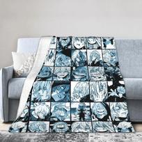 Bakugo Katsuki Vilnos Antklodės Akademija Anime Manga Antklodės Lovai Miegamasis Super Šiltos Lovos Antklodės 75x90cm black