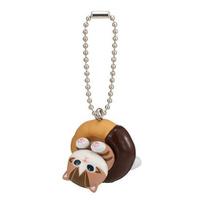 Genuine Gacha Scale Miniature Mofusand Donut Cat-shaped Pendant Adorable Cat Pendant Orange Cat Action Figure Playthings gray