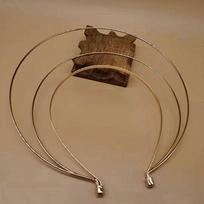 Hair Hoop Angel Gold Hairbands Goddess Hairbands Wash Face Headband Glory Hair Crown Korean Hair Hoop Thin Women DIY Headband brown