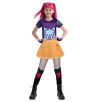 Vaikų K-Pop Demono Medžiotojo Cosplay Kostiumas su Aksesuarais Mergaitėms - Apima Striukę, Viršutinę Dalį ir Šortus - P… Daugiau 150CM orange