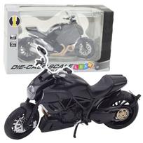 Žaislinis motociklas Lean Toys Model Replica 22605, 1:12, aukso sp./juoda sp.