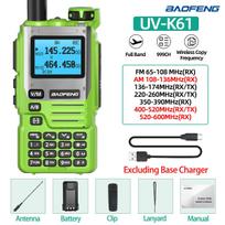 1/2PCS Baofeng UV K61 Walkie Talkie Multi Band Wireless Copy Frequency Type-C Long Range Upgraded UV-5R UV 5RH K5(8) Ham Radio EURO