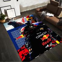 Red Bull Racing Rug - Non-slip rug suitable for living room and bedroom sofas. 80x120cm( 31x47in)