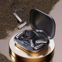 Xiaomi Bluetooth 6.0 Atvirų ausų ausinės, magnetinis keičiamas akumuliatorius Audífonos, 60 val. ilgas tarnavimo laikas, sportinės ausinės žaidimams juoda