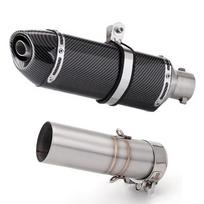 For Honda Africa Twin 1100 CRF1100 CRF1100L 2020-2025 Escape Motorcycle Exhaust Pipe With 51MM Mid Link Pipe Slip Muffler Pipe 355mm
