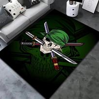 One Piece Roronoa Zoro Carpet Rug For Living Room Bedroom Home Sofa Decoration Kids Play Nonslip Floor Mat 60x90cm( 23x35in )