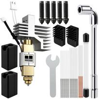 NEW-Hotend Kit For Elegoo Centauri Carbon,3D Printer Extruder Hot End With 0.2/0.4/0.6Mm Hardened Steel Nozzle Replacement kaip parodyta spalva