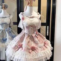 Gothic Y2k Sling Dress Women Harajuku Retro Tulle Ruffles Trim Christmas Party Outfit Grunge Aesthetic Sleeveless Elegant Wear M rožinė